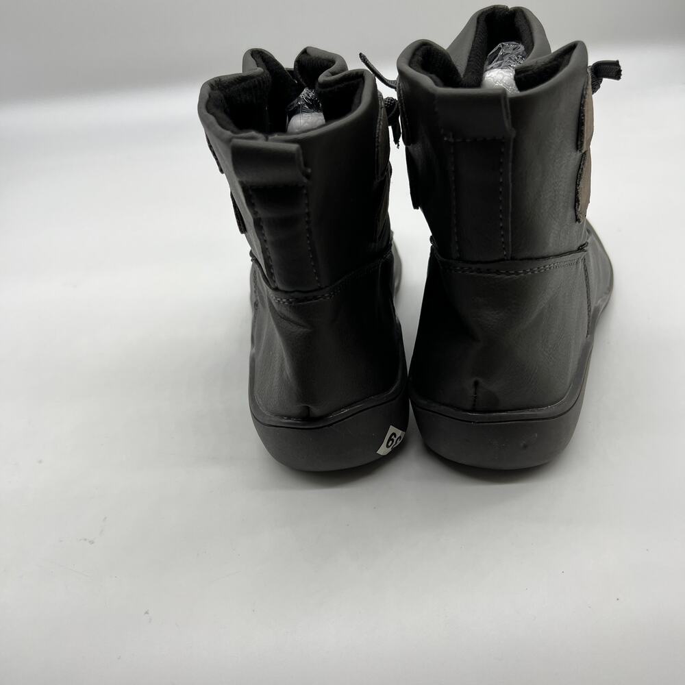 Women Ankle Boots Low Heel Slip on Comfortable Booties Gray Size 8US / 39CN - Picture 3 of 12